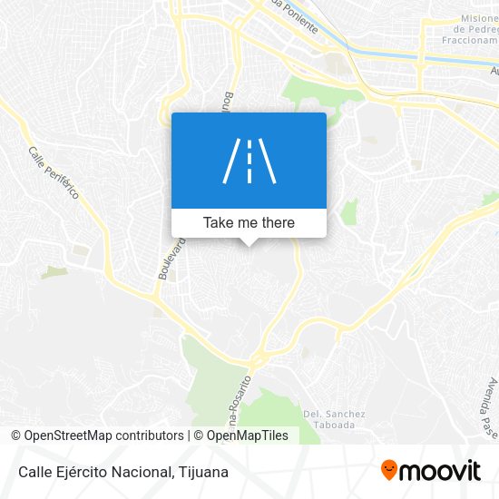Calle Ejército Nacional map