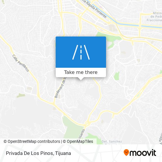 Privada De Los Pinos map