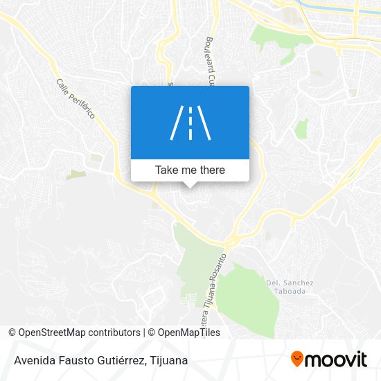 Avenida Fausto Gutiérrez map