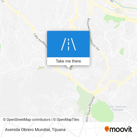 Avenida Obrero Mundial map
