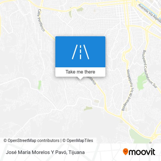 José María Morelos Y Pavó map