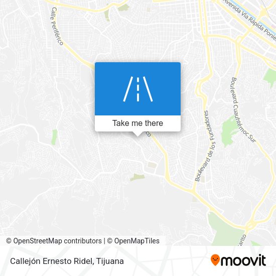 Callejón Ernesto Ridel map