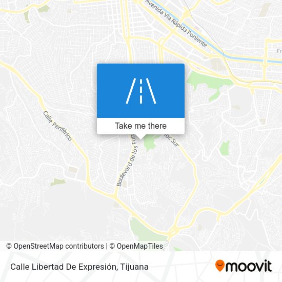 Mapa de Calle Libertad De Expresión