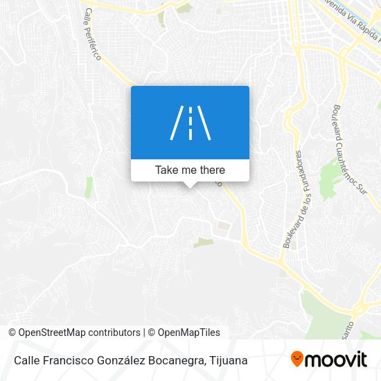 Mapa de Calle Francisco González Bocanegra