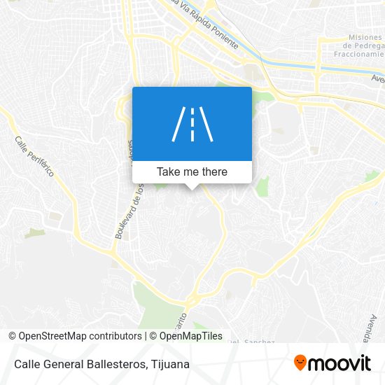 Calle General Ballesteros map