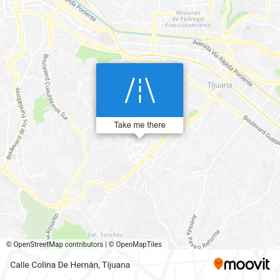 Mapa de Calle Colina De Hernán