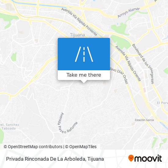 Privada Rinconada De La Arboleda map
