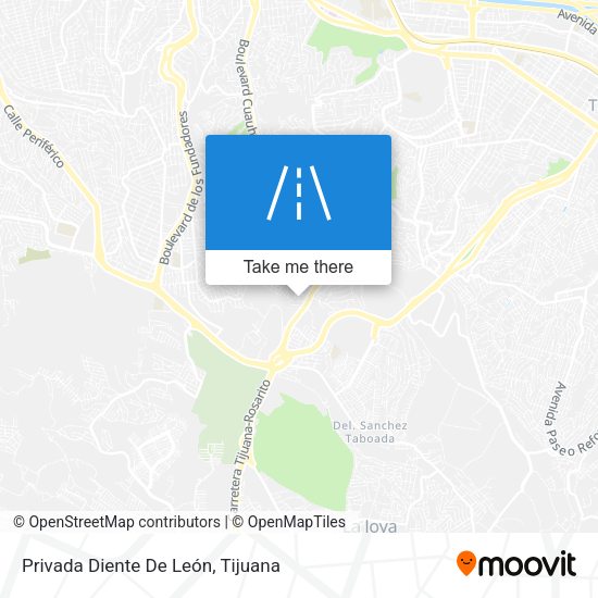 Mapa de Privada Diente De León