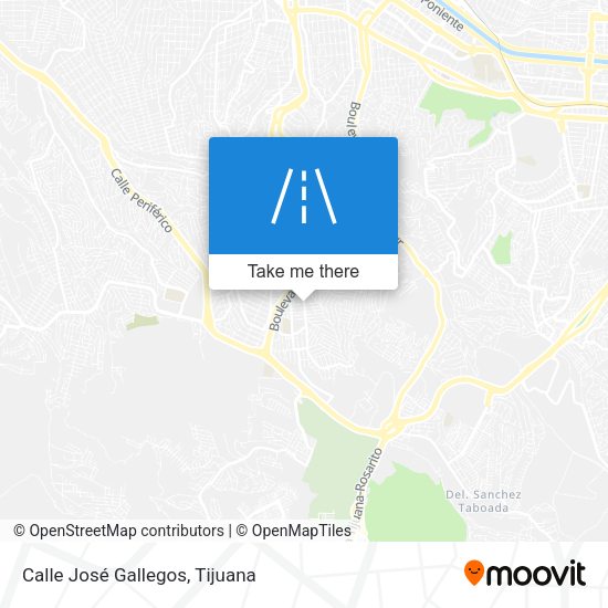 Calle José Gallegos map
