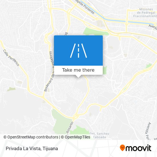 Privada La Vista map