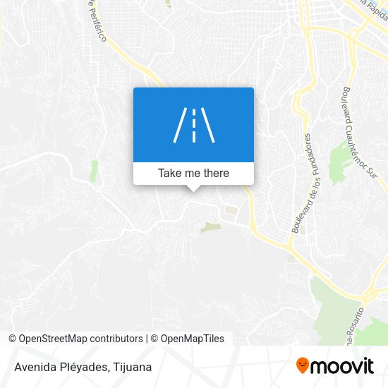 Mapa de Avenida Pléyades
