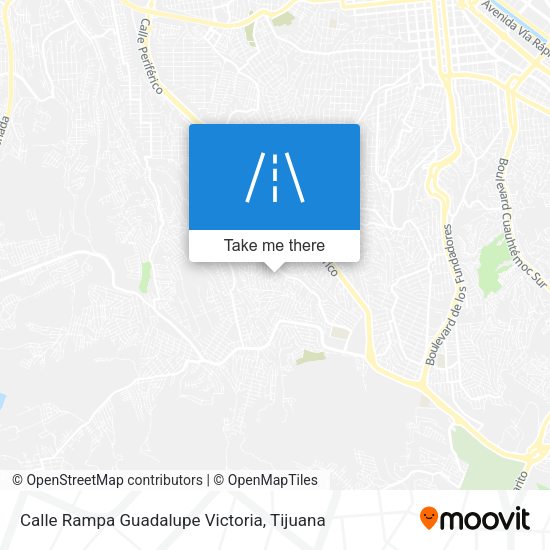 Calle Rampa Guadalupe Victoria map