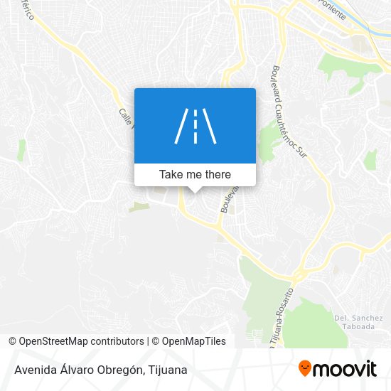 Avenida Álvaro Obregón map