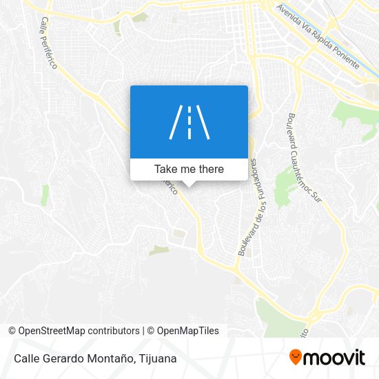 Mapa de Calle Gerardo Montaño