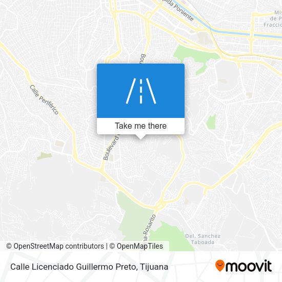 Calle Licenciado Guillermo Preto map