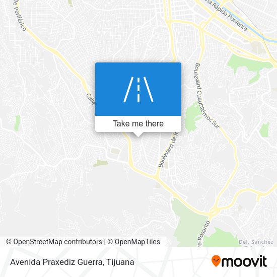 Avenida Praxediz Guerra map