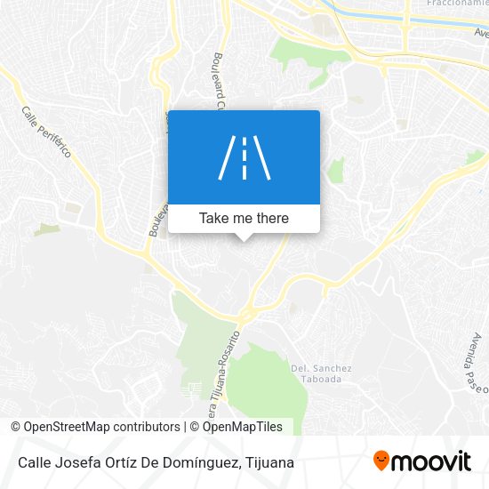Mapa de Calle Josefa Ortíz De Domínguez