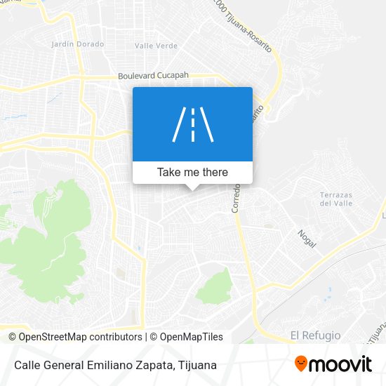 Calle General Emiliano Zapata map