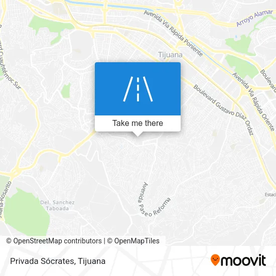 Privada Sócrates map