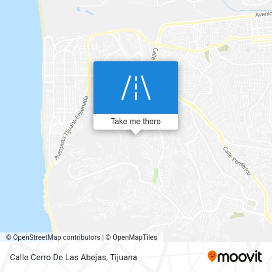Calle Cerro De Las Abejas map