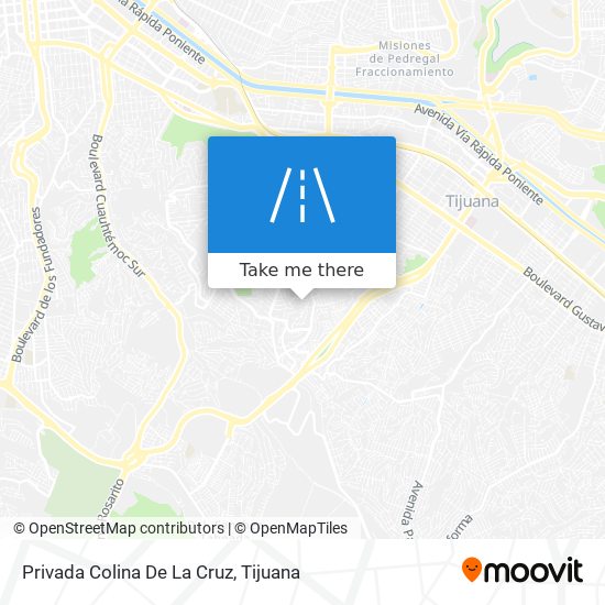 Privada Colina De La Cruz map