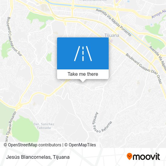 Jesús Blancornelas map