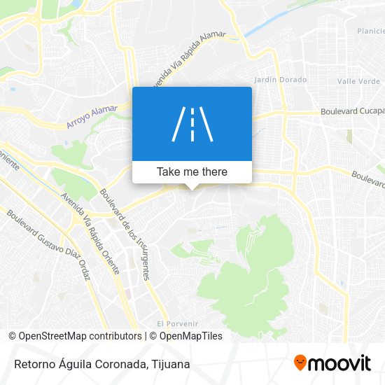 Mapa de Retorno Águila Coronada