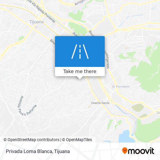 Privada Loma Blanca map