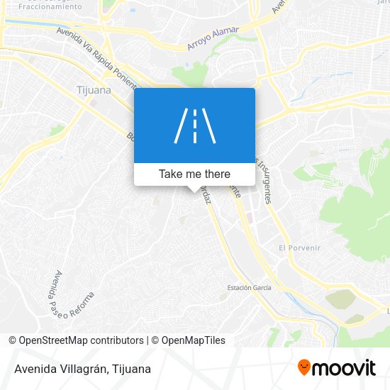 Mapa de Avenida Villagrán