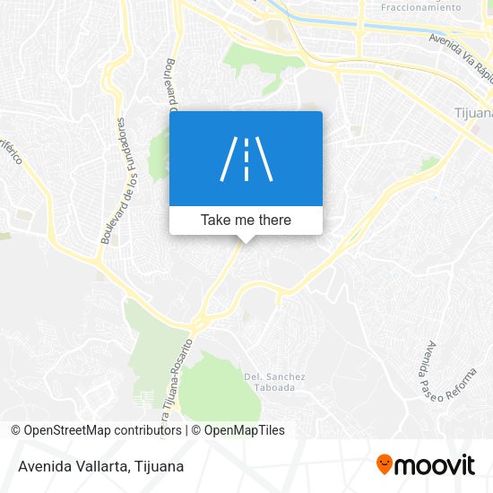 Avenida Vallarta map