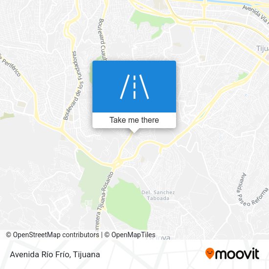 Avenida Río Frío map