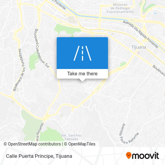 Mapa de Calle Puerta Príncipe