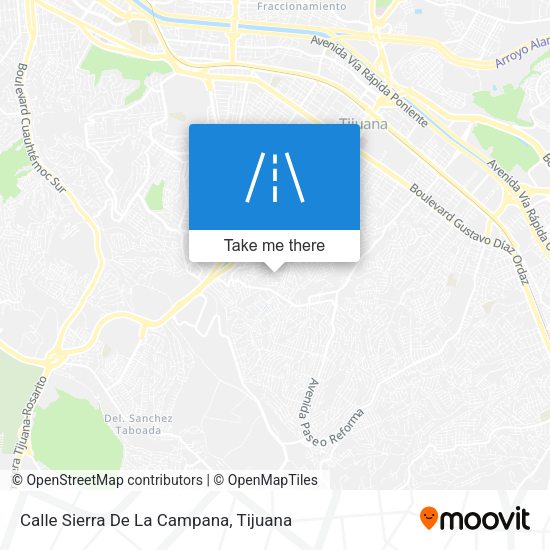 Calle Sierra De La Campana map