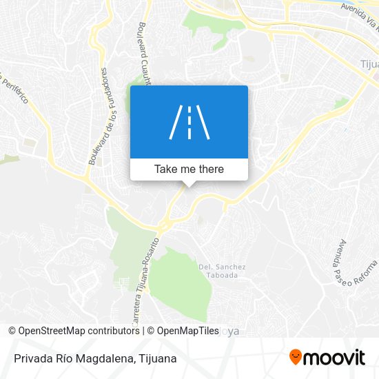 Mapa de Privada Río Magdalena