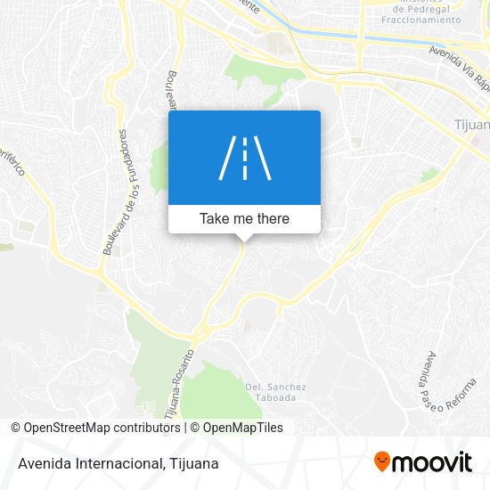 Avenida Internacional map