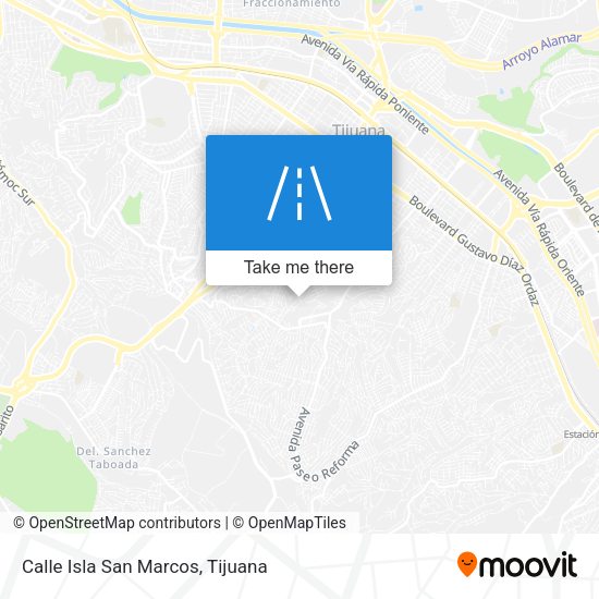 Calle Isla San Marcos map