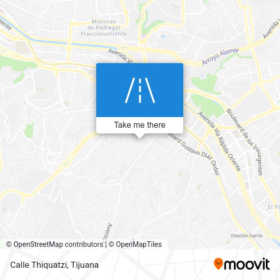 Calle Thiquatzi map