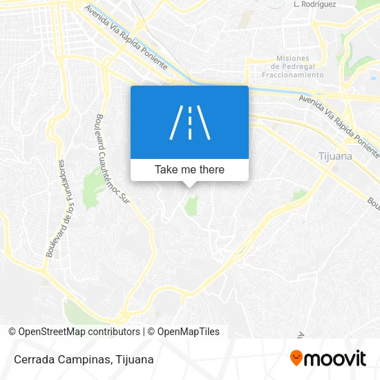 Cerrada Campinas map