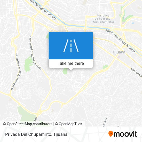 Privada Del Chupamirto map