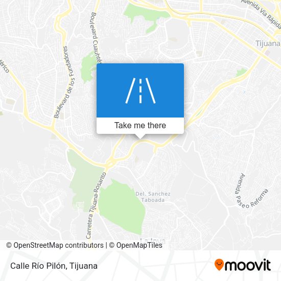 Mapa de Calle Río Pilón