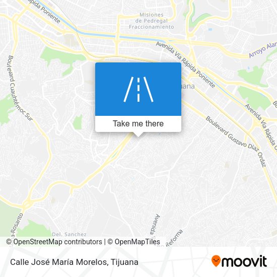 Calle José María Morelos map