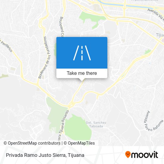 Privada Ramo Justo Sierra map