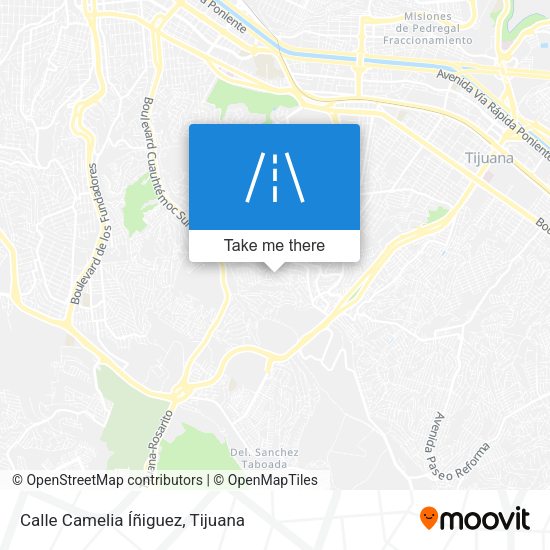 Mapa de Calle Camelia Íñiguez
