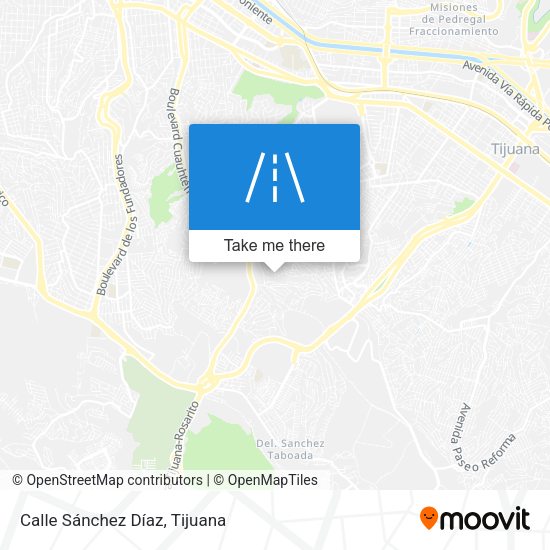 Calle Sánchez Díaz map