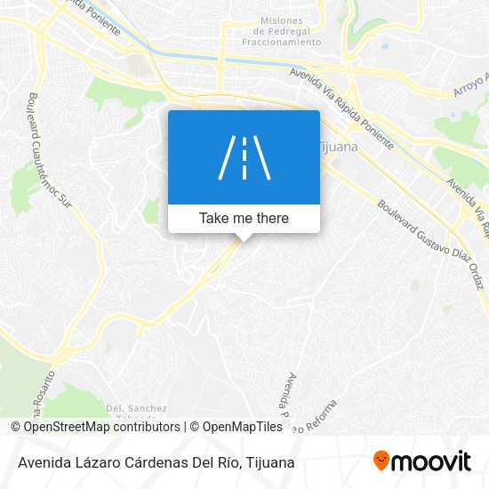 Avenida Lázaro Cárdenas Del Río map
