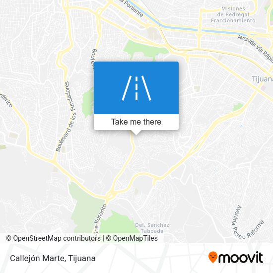 Mapa de Callejón Marte