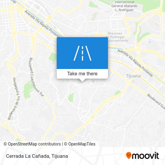 Mapa de Cerrada La Cañada