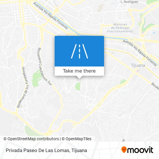 Privada Paseo De Las Lomas map
