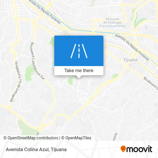 Avenida Colina Azul map