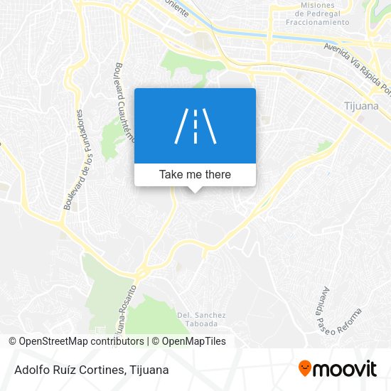 Adolfo Ruíz Cortines map